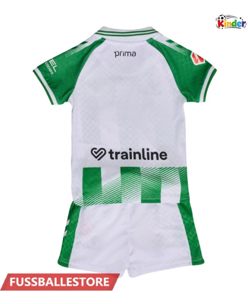 Günstige Real Betis Heimtrikotsatz Kinder 2026-27 Kurzarm (+ Kurze Hosen)